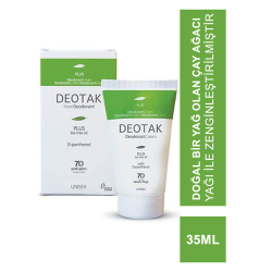 Deotak Plus Tea Tree Oil Unisex Krem Deodorant  35ml