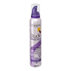 Loreal Paris Studio Line Silk&Gloss Volume Mousse - Hacim Köpüğü 200ml