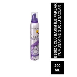 Loreal Paris Studio Line Silk & Gloss Volume Mousse - Hacim Köpüğü 200ml
