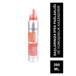 Loreal Paris Studio Line Silk & Gloss Curl Mousse Bukle Belirginleştirici Köpük 200ml