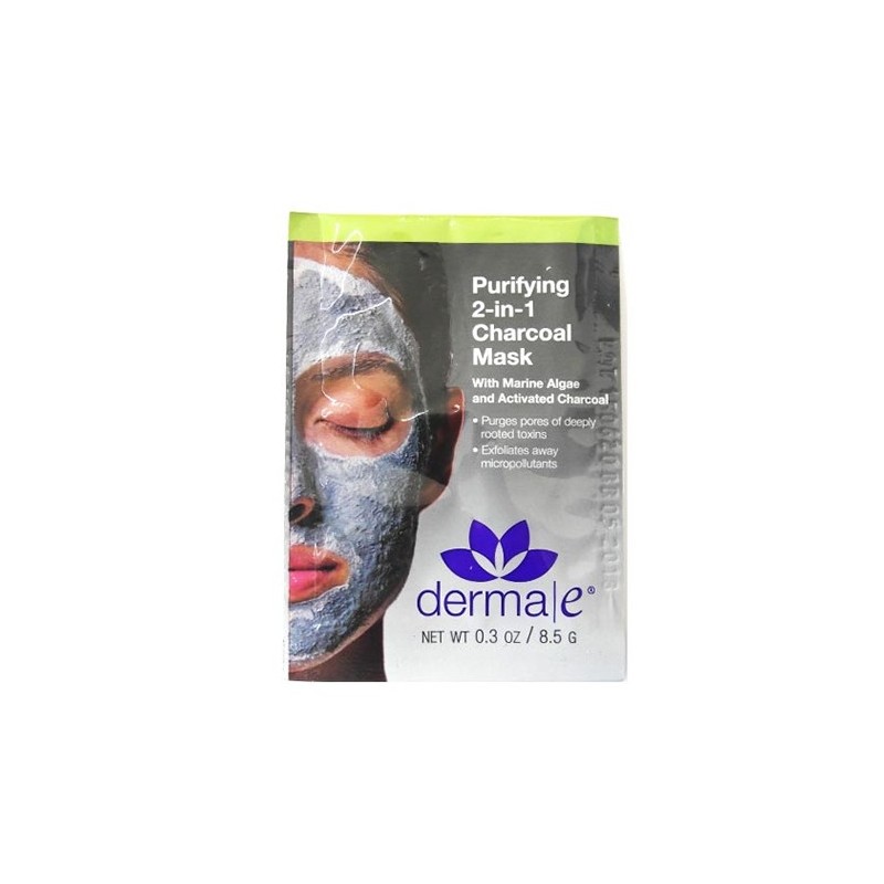 Derma E Purifying 2-in-1 Charcoal Mask 8.5g Derma E Purifying 2-in-1 Charcoal Mask 8.5g