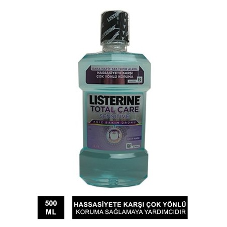 Listerine Total Care Sensitive Ağız Gargarası 500 ml - Hafif Nane