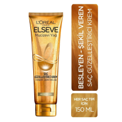Loreal Paris Elseve Mucizevi Yağ Saç Güzelleştirici Krem 150 ml - Her Saç Tipi
