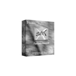 Safex Fantasy Ribbed 3 Adet Condoms