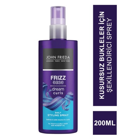 John Frieda Frizz Ease Dream Curls Styling Spray ( Kusursuz Bukleler İçin Şekillendirici Sprey ) 200 ml