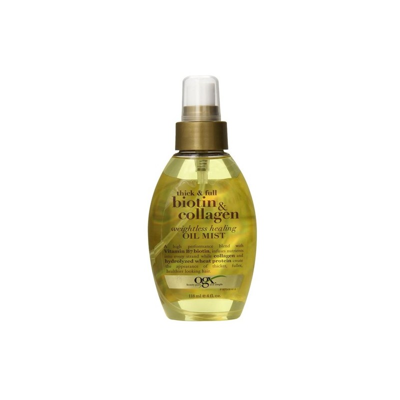 Organix Biotin Collagen Onarıcı Sprey Yağ 118 ml