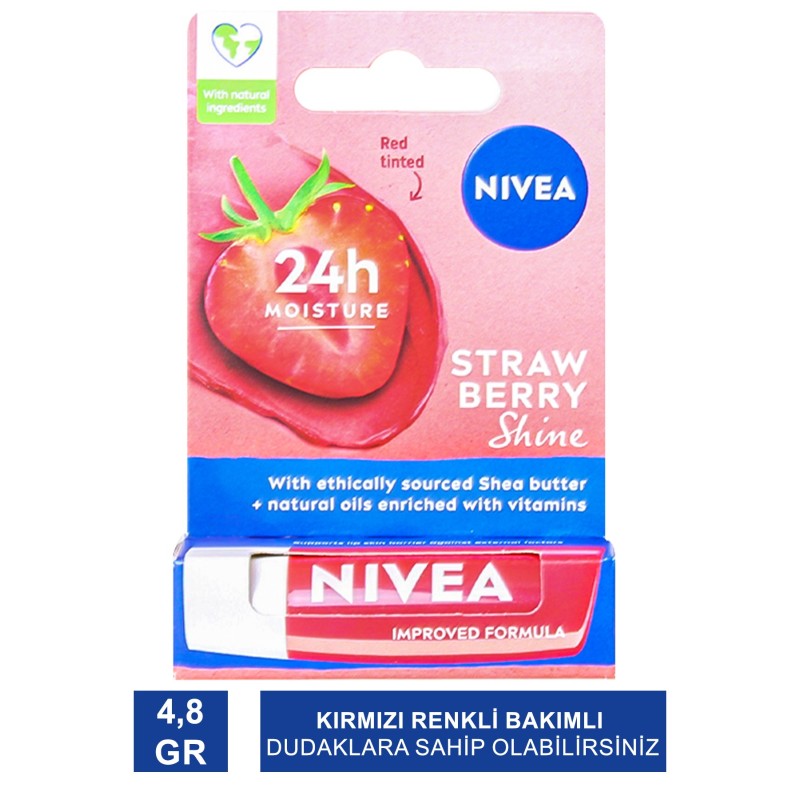 Nivea Strawberry Çilek Lip Stick 4,8gr
