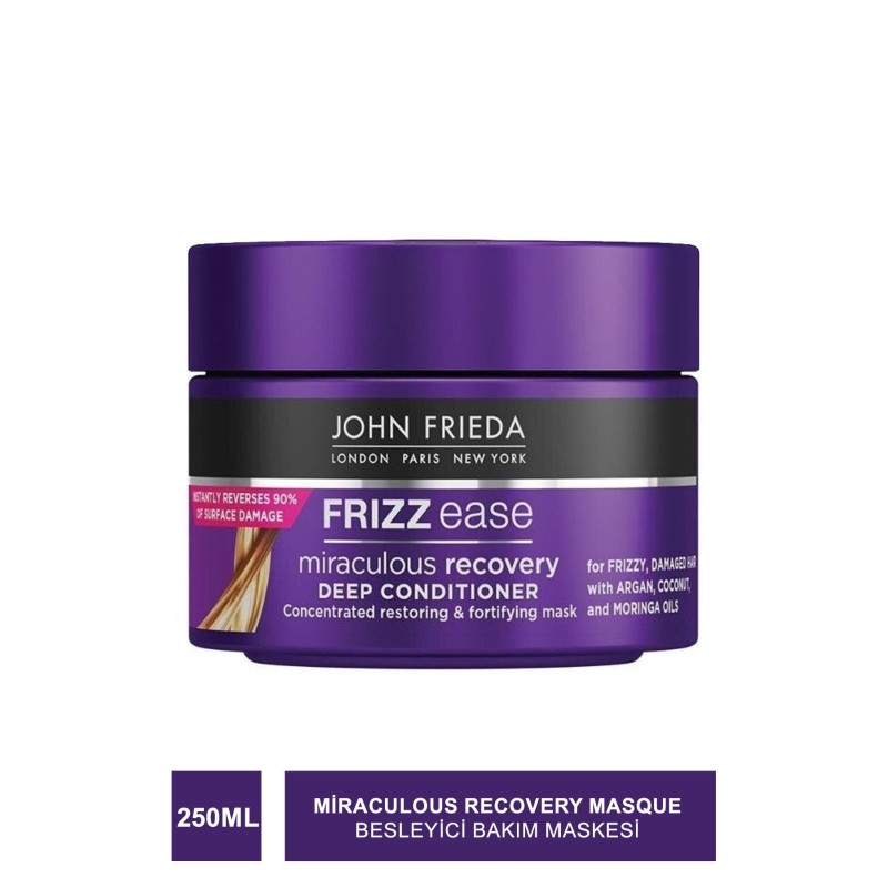 John Frieda Frizz Ease Miraculous Recovery Masque 250 ml Besleyici Bakım Maskesi