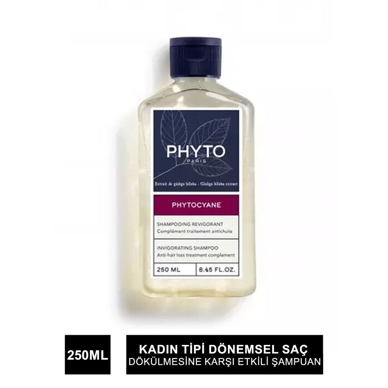 Phyto Phytocyane Kadın Tipi Dökülme Giderici Şampuan 250ml