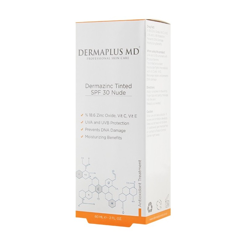DermaPlus MD Dermazinc Tinted SPF30 60ml