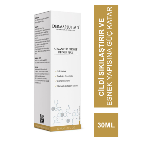 DermaPlus MD Advanced Night Repair Plus 30 ml Anti Aging Gece Kremi