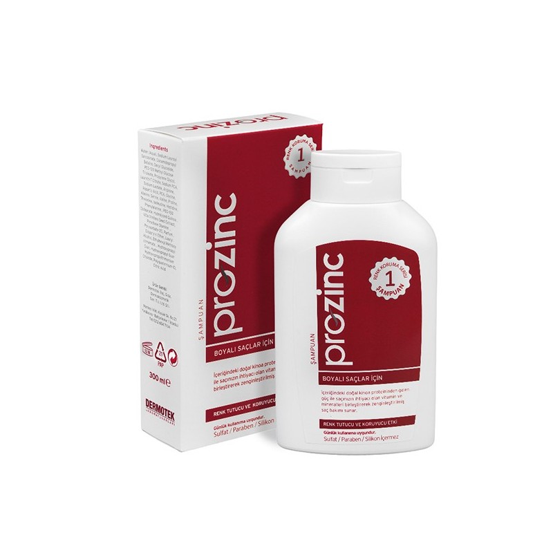 Prozinc Quinoa Boyalı Saçlar İçin Şampuan 300ml Prozinc Quinoa Boyalı Saçlar İçin Şampuan 300ml