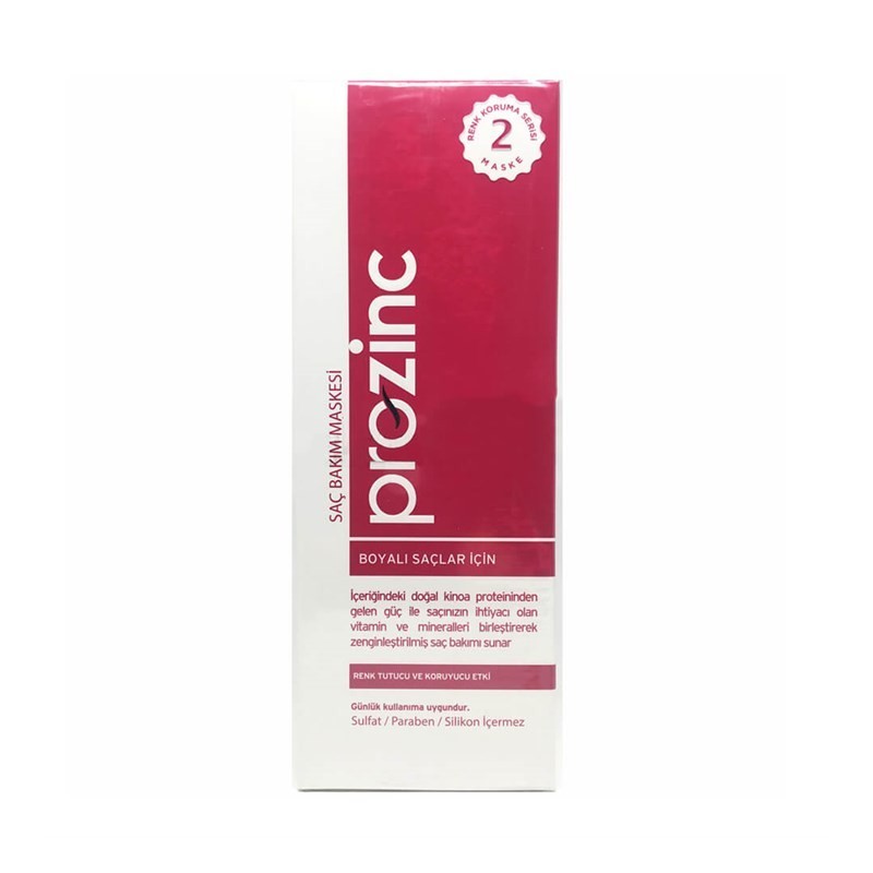 Prozinc Boyalı Saçlar İçin Saç Bakım Maskesi 250 ml
