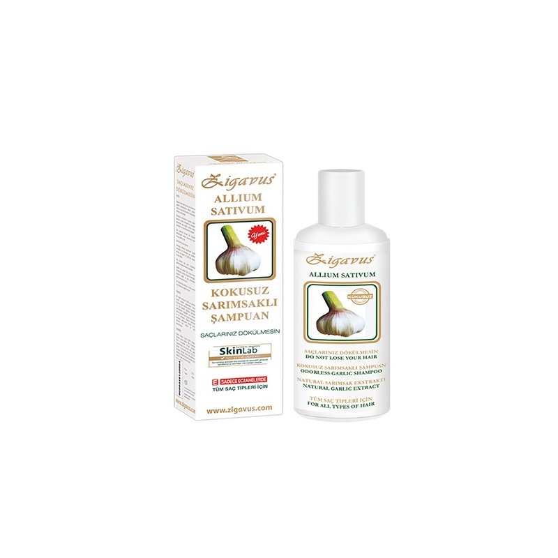Zigavus Kokusuz Sarımsak Ekstraklı Şampuan 150 ml Zigavus Kokusuz Sarımsak Ekstraklı Şampuan 150 ml