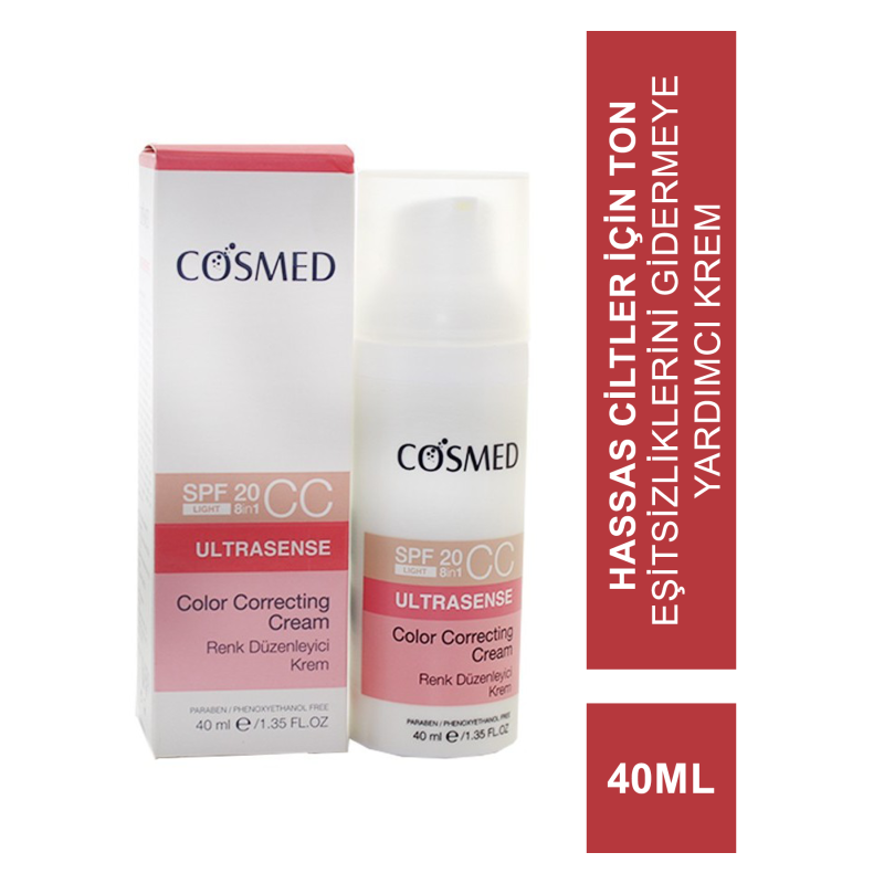 Cosmed Ultrasense Color Correcting CC Cream SPF 20 Light 40 ml