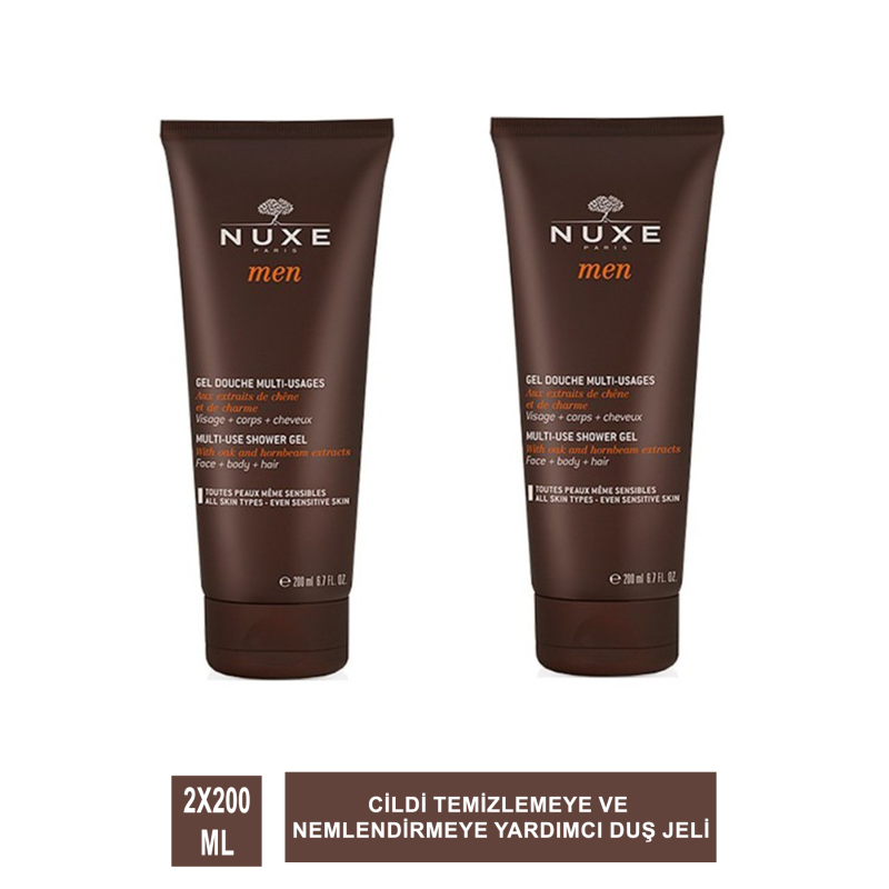 Nuxe Men Duş Jeli 2x200ml Nuxe Men Duş Jeli 2x200ml