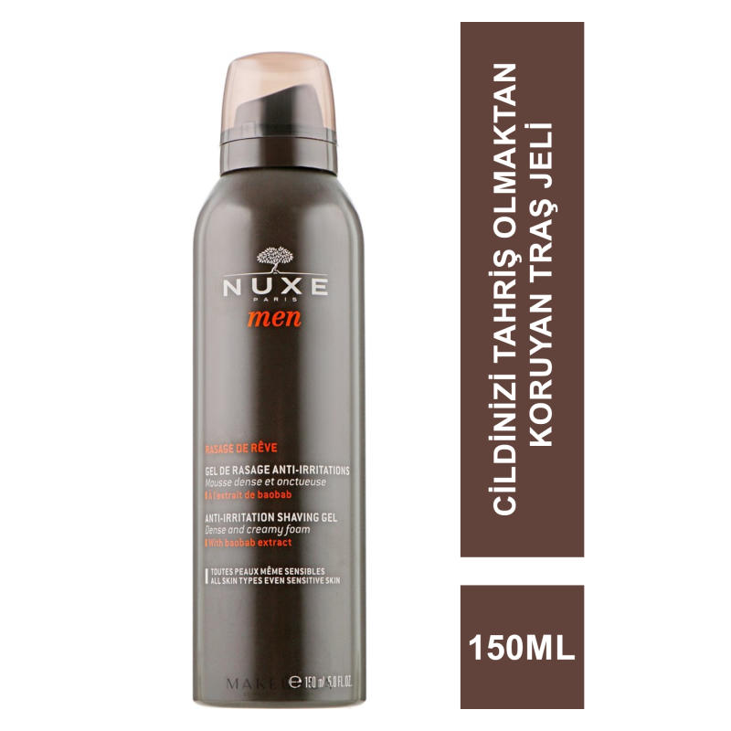 Nuxe Men Traş Jeli 150ml Nuxe Men Traş Jeli 150ml