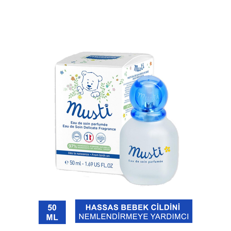 Mustela Musti Eau De Soin 50 ml Bebek Parfümü (S.K.T 02-2025)