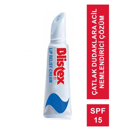 Blistex Lip Relief Cream SPF 15 Çatlak Dudaklara Acil Çözüm