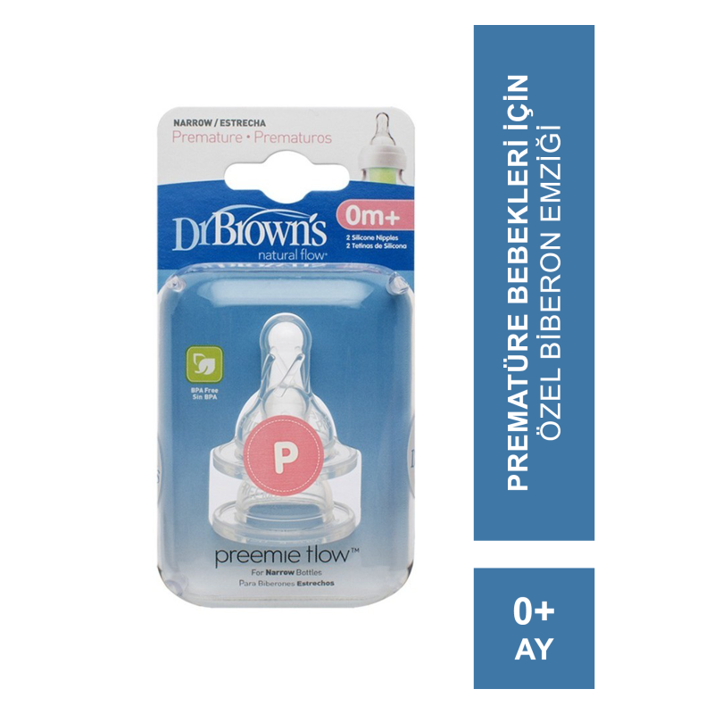 Dr.Browns Standart Biberon Emziği 0m+ Dr.Browns Standart Biberon Emziği 0m+