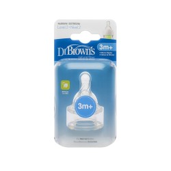 Dr.Browns 2.Aşama Dar Ağız Standart Biberon Emziği 3 Ay+