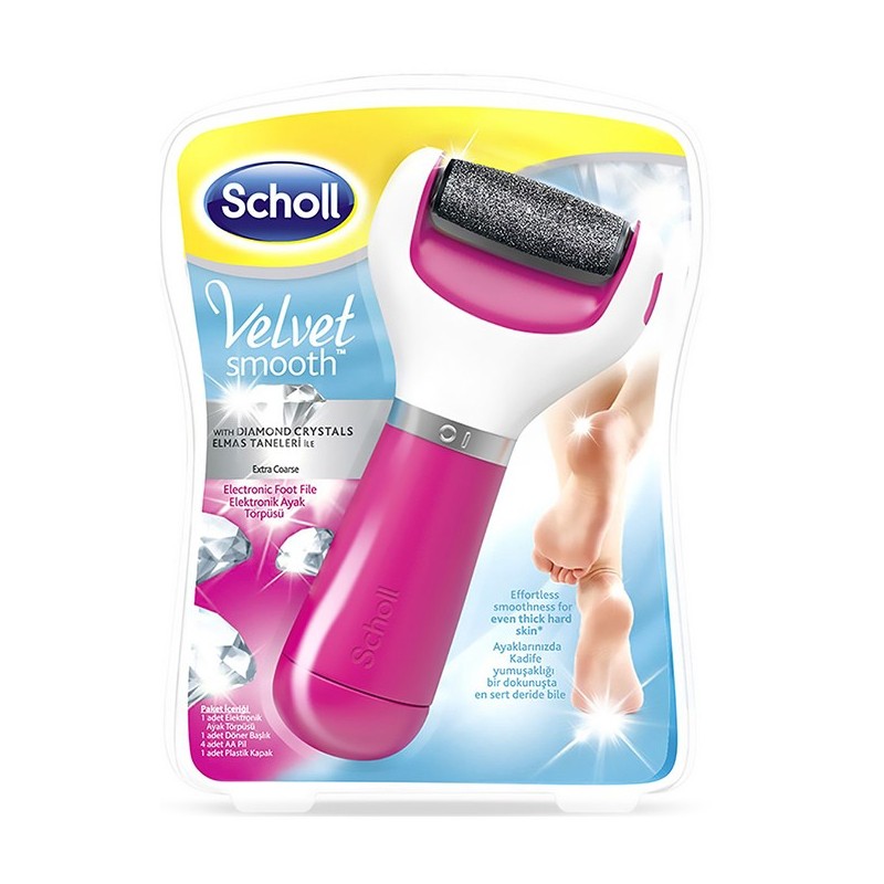 Scholl Velvet Smooth Ayak Törpüsü Pembe ( Elmas Taneleri ile) + 2'li Yedek Başlık Hediye