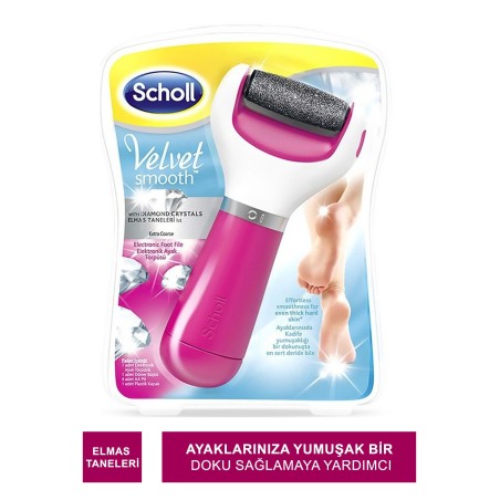 Scholl Velvet Smooth Ayak Törpüsü Pembe ( Elmas Taneleri ile)