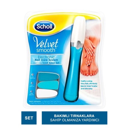 Scholl Velvet Smooth Elektronik Tırnak Bakım Seti